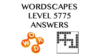 wordscapes level 5775